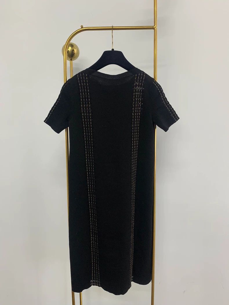 Chanel Chanel Black striped dress Size XXS / US 00 / IT 34 - 3 Thumbnail