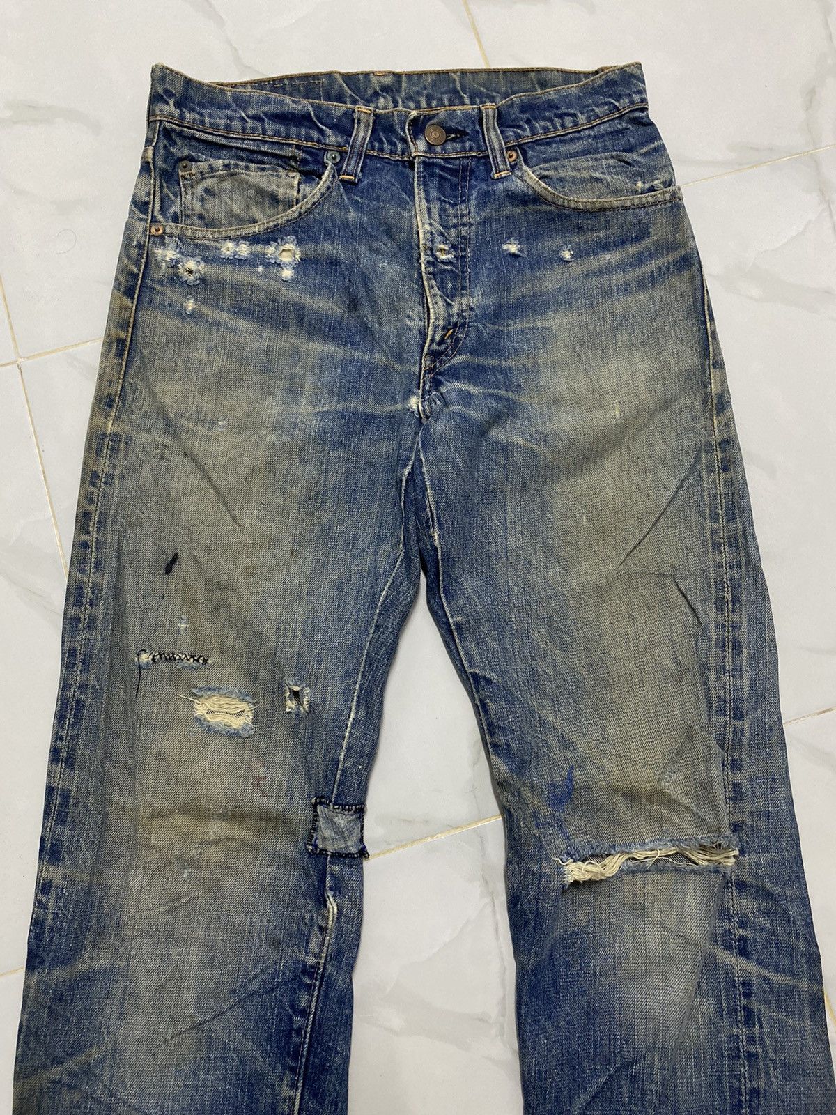 Levi's True Vintage 60s Levis 505 Big E Selvedge Jeans Size US 29 - 4 Thumbnail