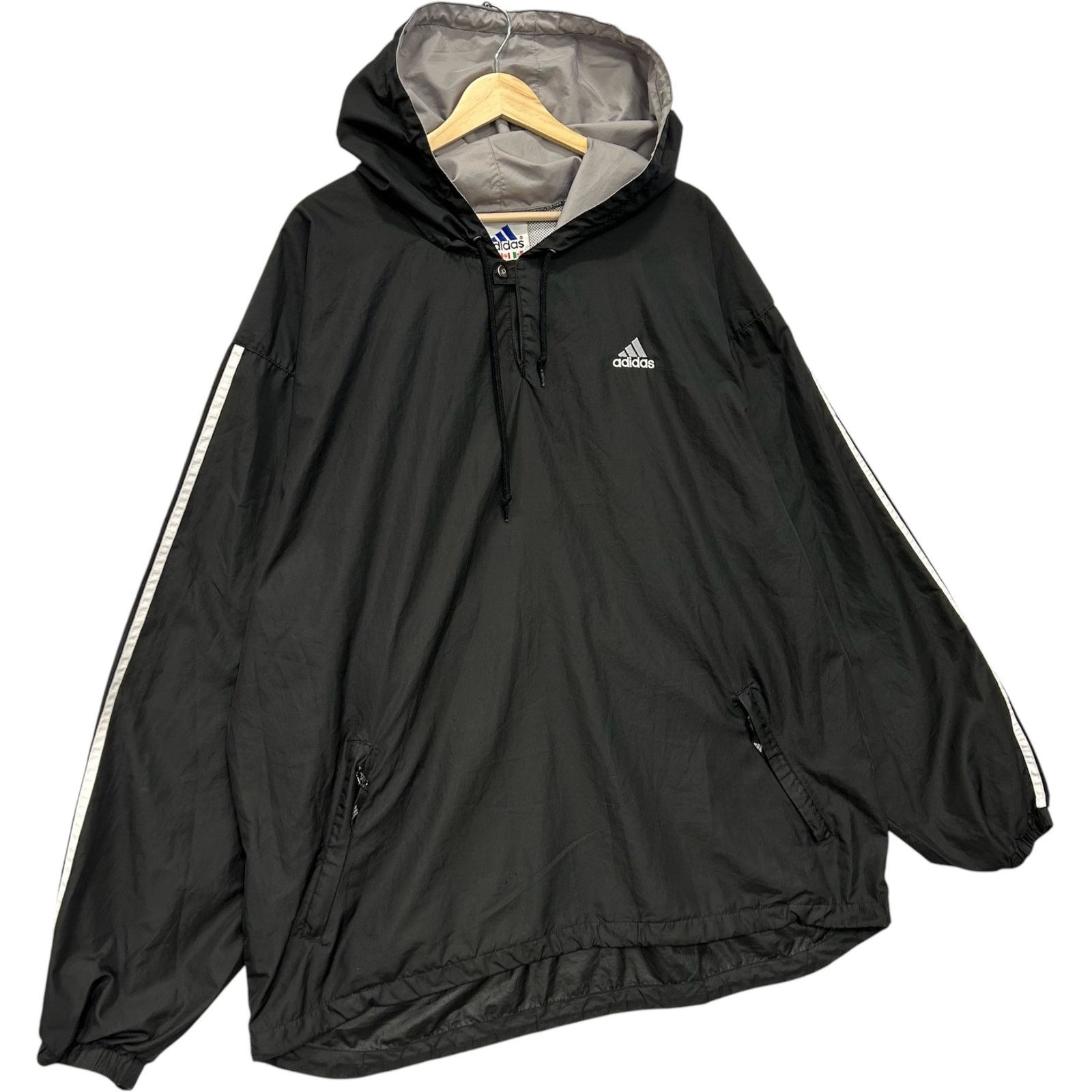 Adidas Vintage Adidas Hooded Pullover Windbreaker XXL Size US XXL / EU 58 / 5 - 4 Thumbnail