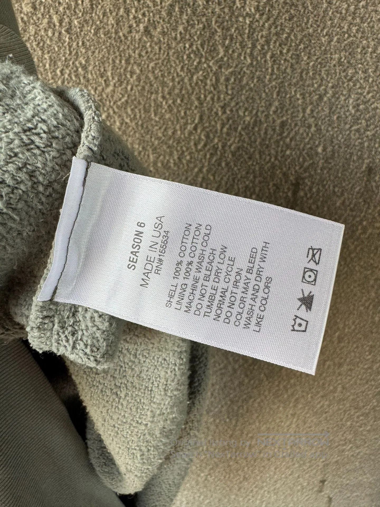 Yeezy Yeezy Season 6 Glacier Blue Hooded Sweatshirt. Size US L / EU 52-54 / 3 - 8 Thumbnail