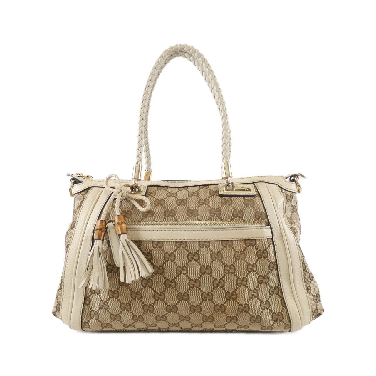 Gucci Gucci Gucci GG Canvas Tote Bag Textile Handbag 282300FWCGG DUTY FREE for USA Size ONE SIZE - 1 Thumbnail