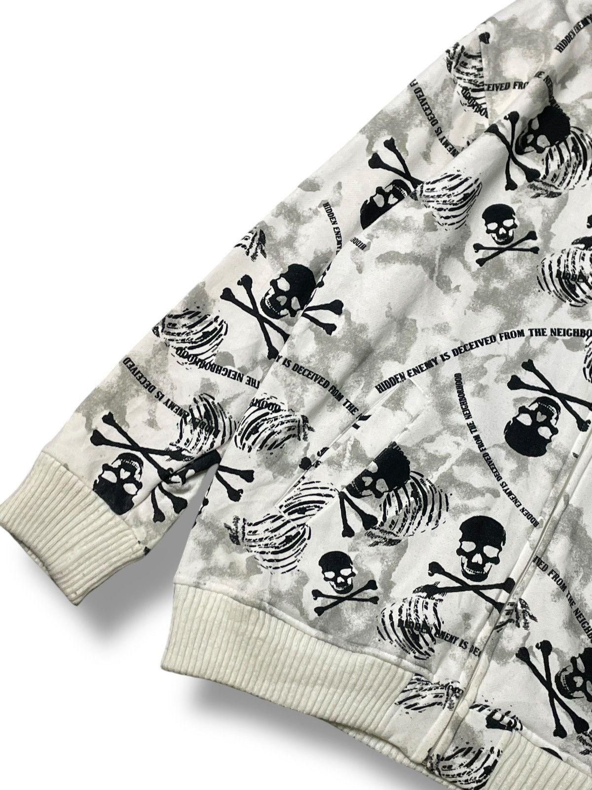 Japanese Brand Defective Struct Brand Skull Fullprint Hoodies (63) Size US M / EU 48-50 / 2 - 6 Thumbnail