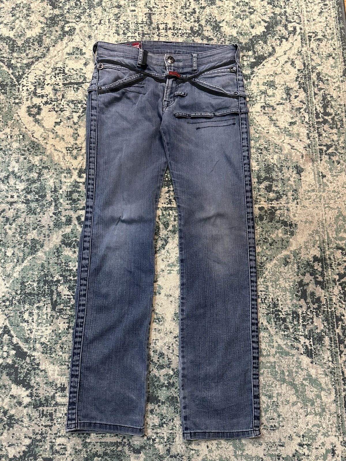 Marithe + Francois Girbaud Marithe Francois Girbaud Utility Denim Pant Size US 31 - 9 Thumbnail