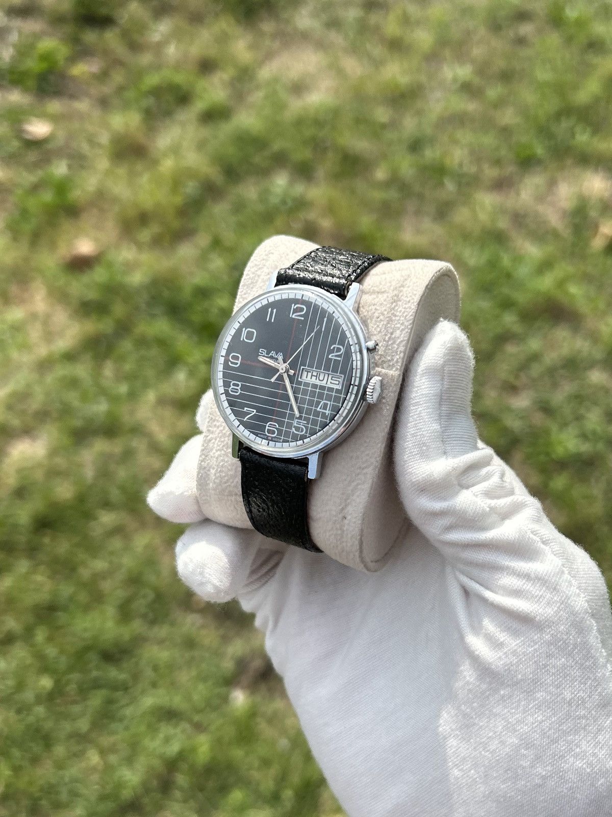 Vintage Vintage Watch Slava USSR Soviet Mechanical 1980s Size ONE SIZE - 14 Thumbnail
