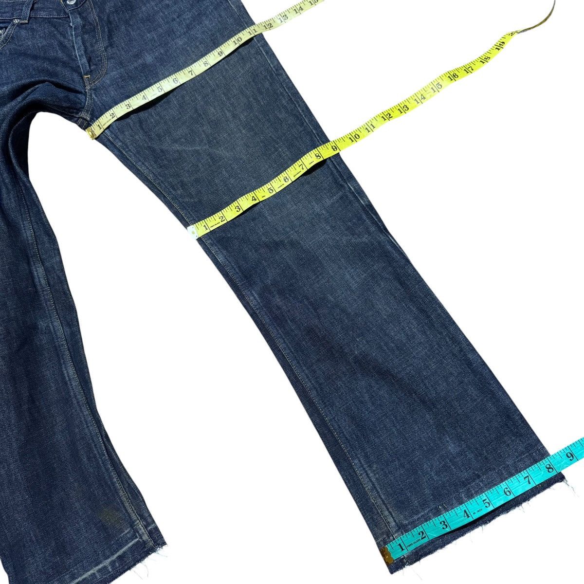 Helmut Lang Vintage Helmut Lang Raw Denim Classic Jeans Distressed Size US 31 - 21 Thumbnail