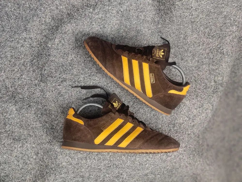 Adidas Adidas Vintage Y2K Style brown Yellow trendy suede sneakers Size US 8.5 / EU 41-42 - 2 Thumbnail