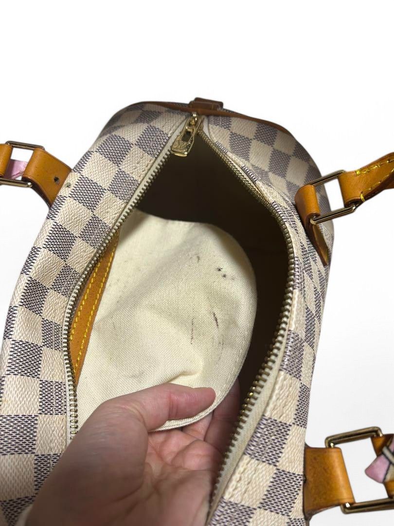 Louis Vuitton Louis Vuitton - Check Print Speedy 30 Handbag Boston Size ONE SIZE - 8 Thumbnail