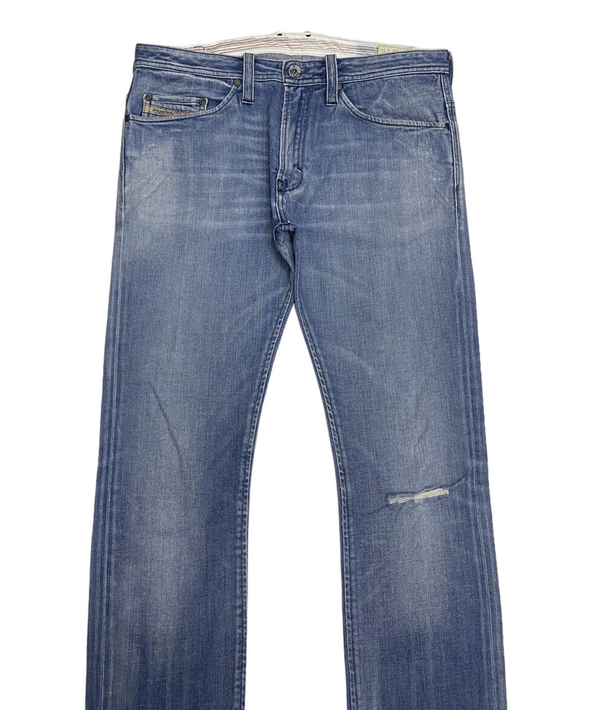 Dior 🔥VINTAGE DIESEL INDUSTRY GLOOVY SLIM CUT DISTRESSED DENIM Size US 34 / EU 50 - 3 Thumbnail