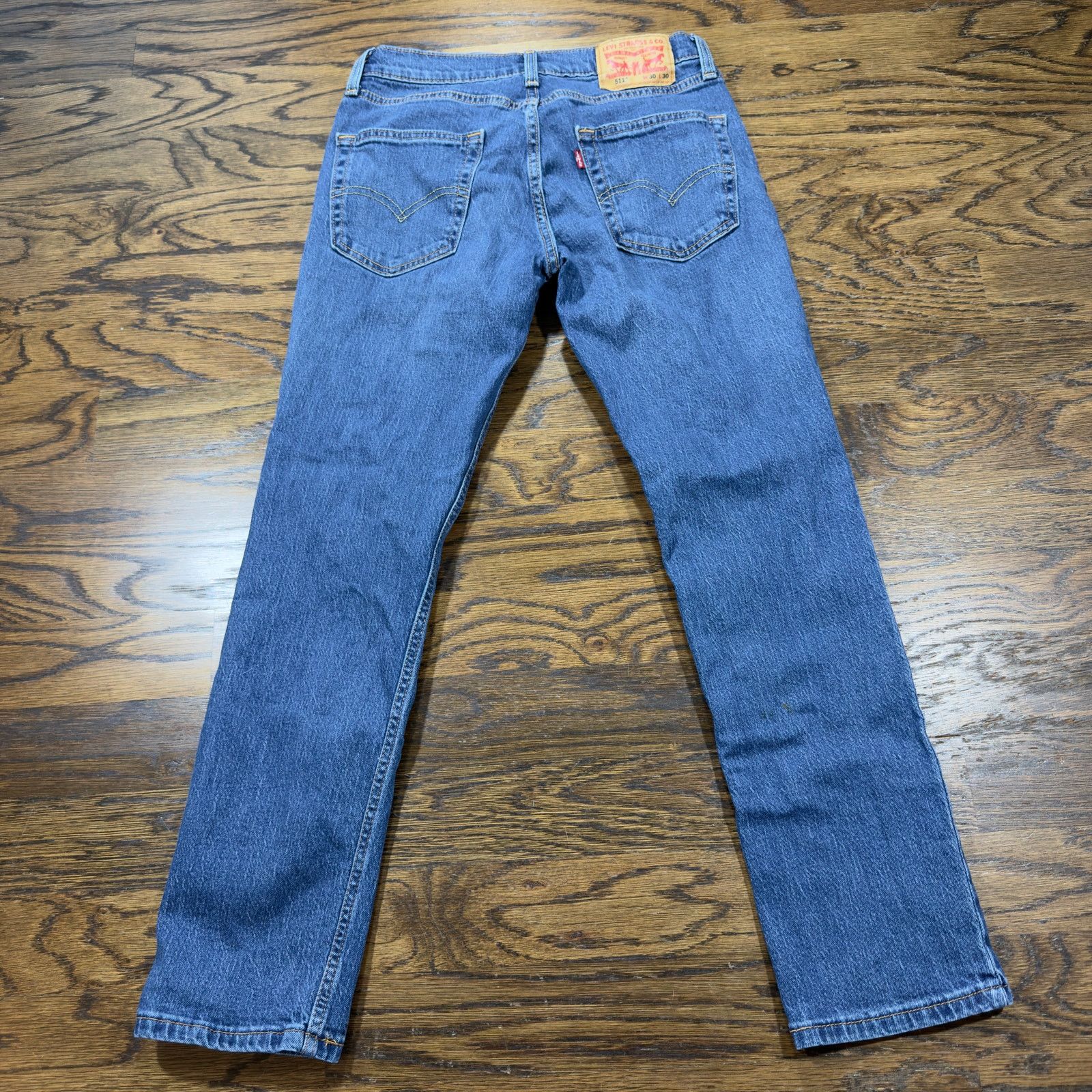 Levi's Levi's 511 Slim Fit Jeans 30x30 Medium Wash Blue Denim Size US 30 / EU 46 - 3 Thumbnail