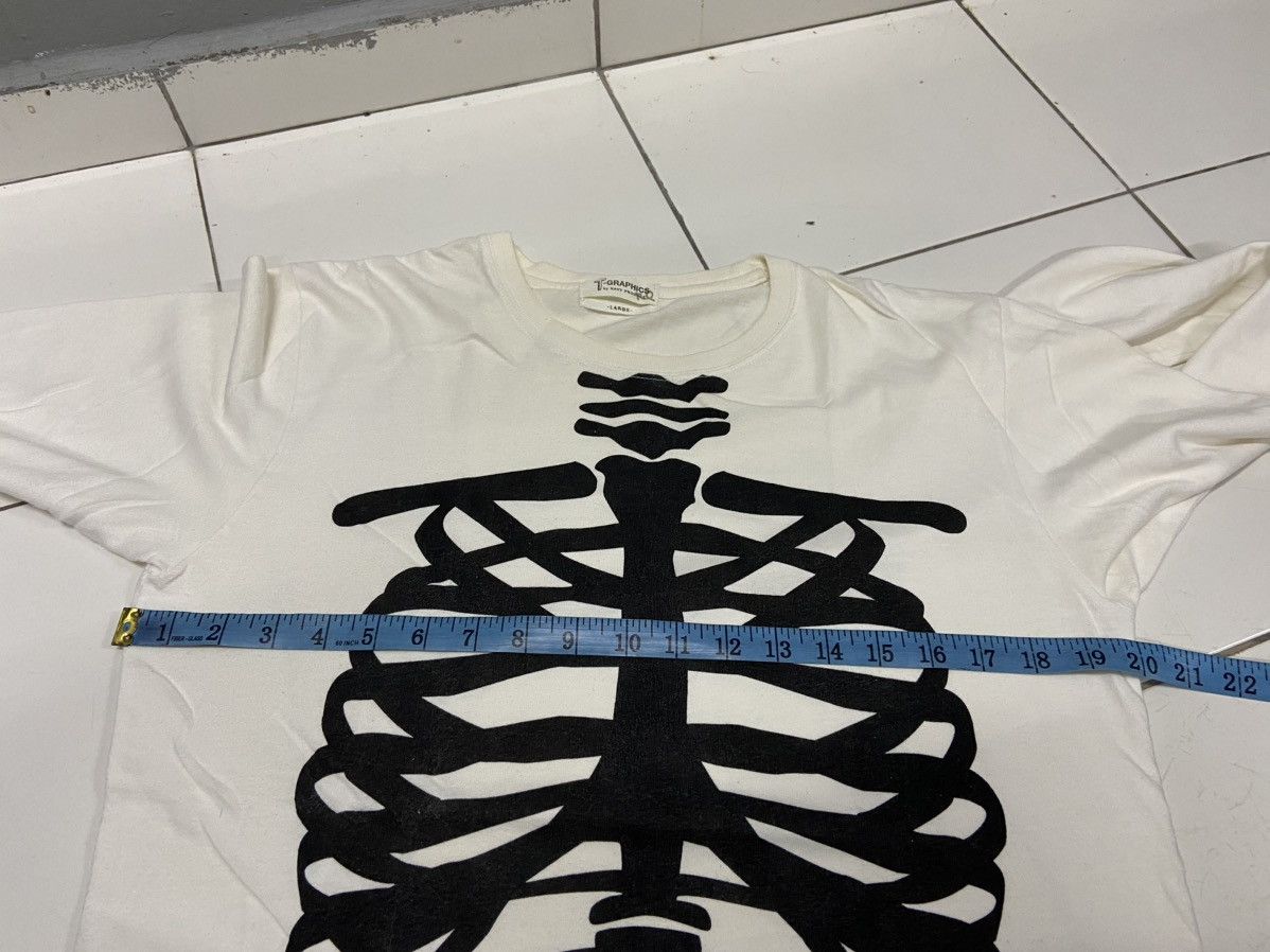 Japanese Brand SKELETON T-GRAPHIC BY NAVY PRODUCE LONG SLEEVE Size US M / EU 48-50 / 2 - 10 Thumbnail