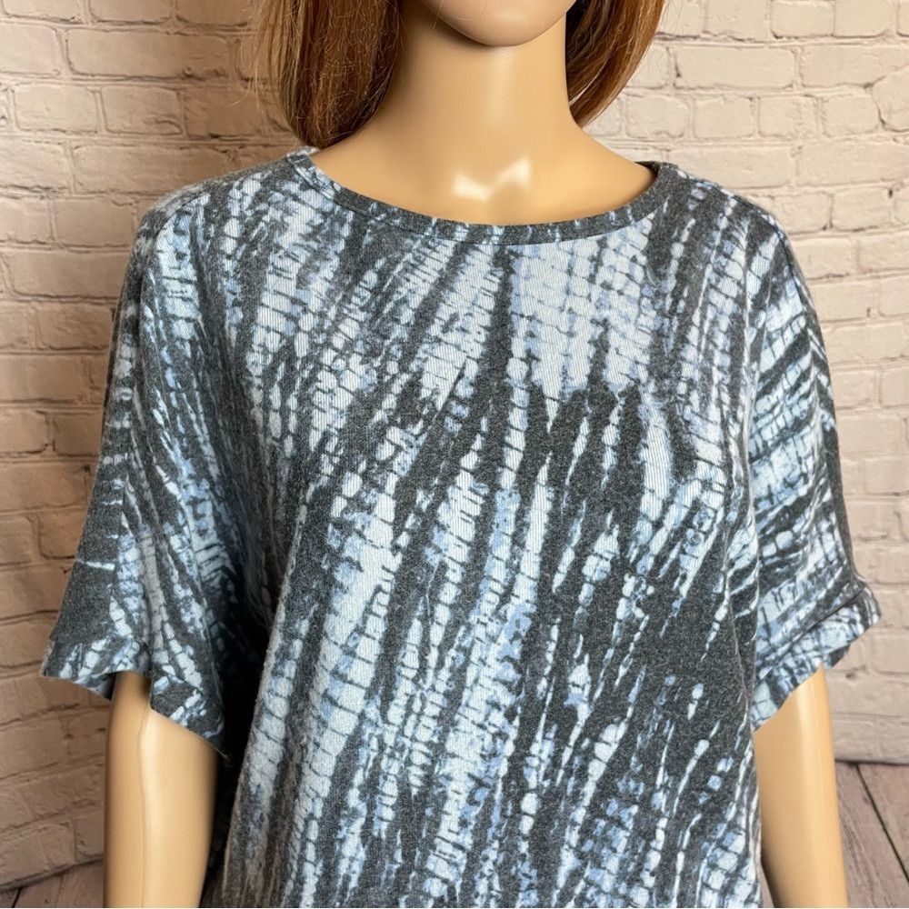 Michael Stars NWT New $88 Michael Stars Elbow Sleeve Boat Neck Shibori To Size S / US 4 / IT 40 - 2 Thumbnail