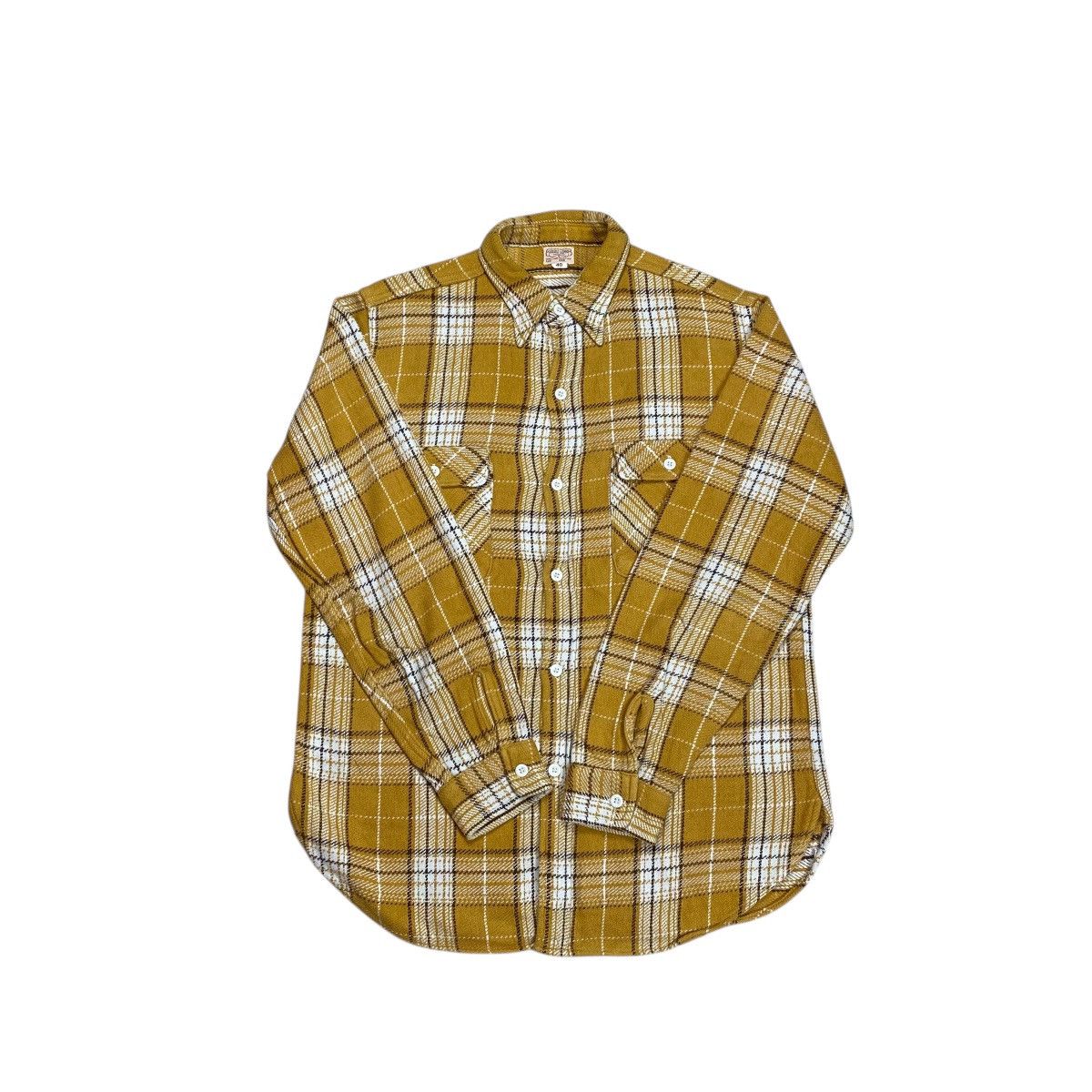 Warehouse & Co. Double Works Warehouse Heavy Weight Plaid Flannel Shirts Size US L / EU 52-54 / 3 - 2 Thumbnail
