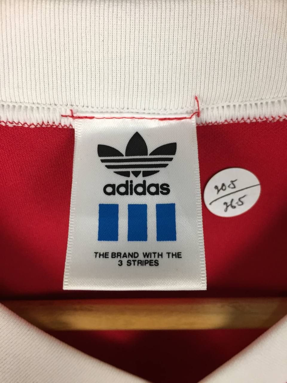 Adidas Vtg 90s Adidas Trefoil Made in Japan V-Neck Athletic Jersey Size US M / EU 48-50 / 2 - 14 Thumbnail