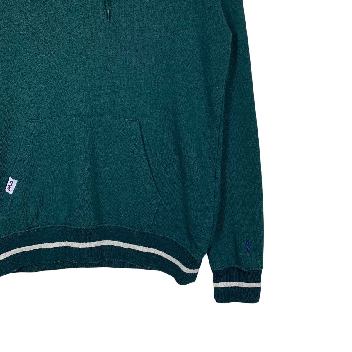 Fila FILA Big Logo Pullover Green Hoodie Sweatshirt #1771-C78 Size US S / EU 44-46 / 1 - 4 Thumbnail
