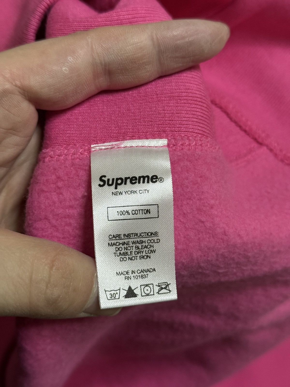 Supreme Supreme fw17 pale lime on pink magenta box logo hoodie Size US M / EU 48-50 / 2 - 6 Thumbnail