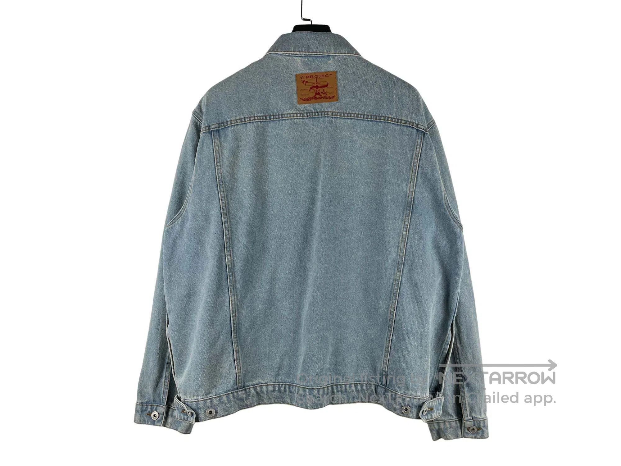 Y/Project Y/Project Steel wire wrinkled wash denim jacket Size US L / EU 52-54 / 3 - 2 Thumbnail