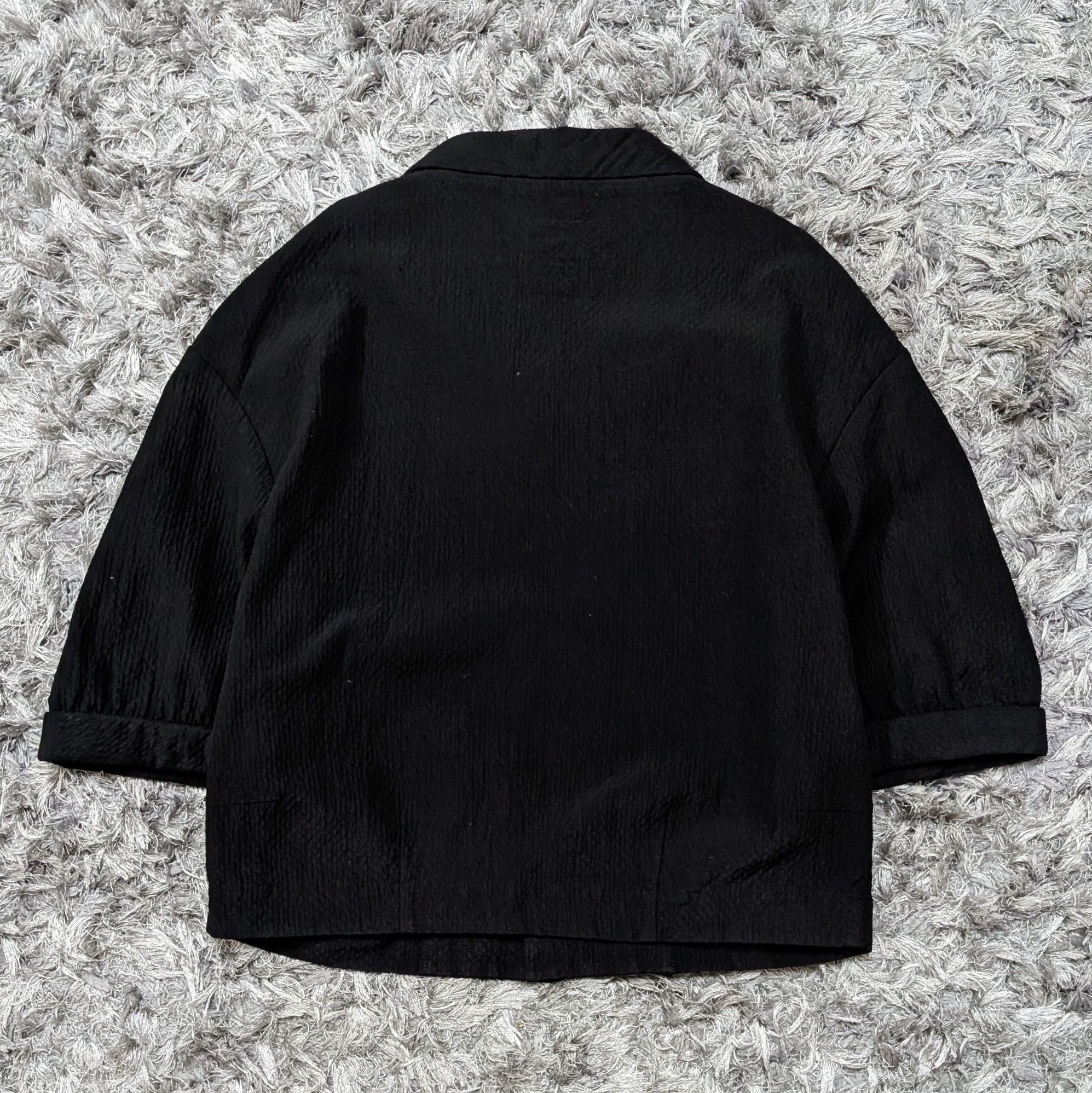 Limi Feu A/W 2007 Limi Feu Pleated Cropped Jacket Casual Winter Coat Size S / US 4 / IT 40 - 3 Thumbnail