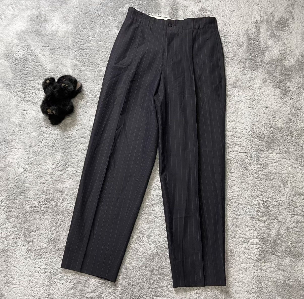 Jean Paul Gaultier Jean Paul Gaultier 98AW Striped Tailored Trousers J29 Size US 34 / EU 50 - 1 Thumbnail