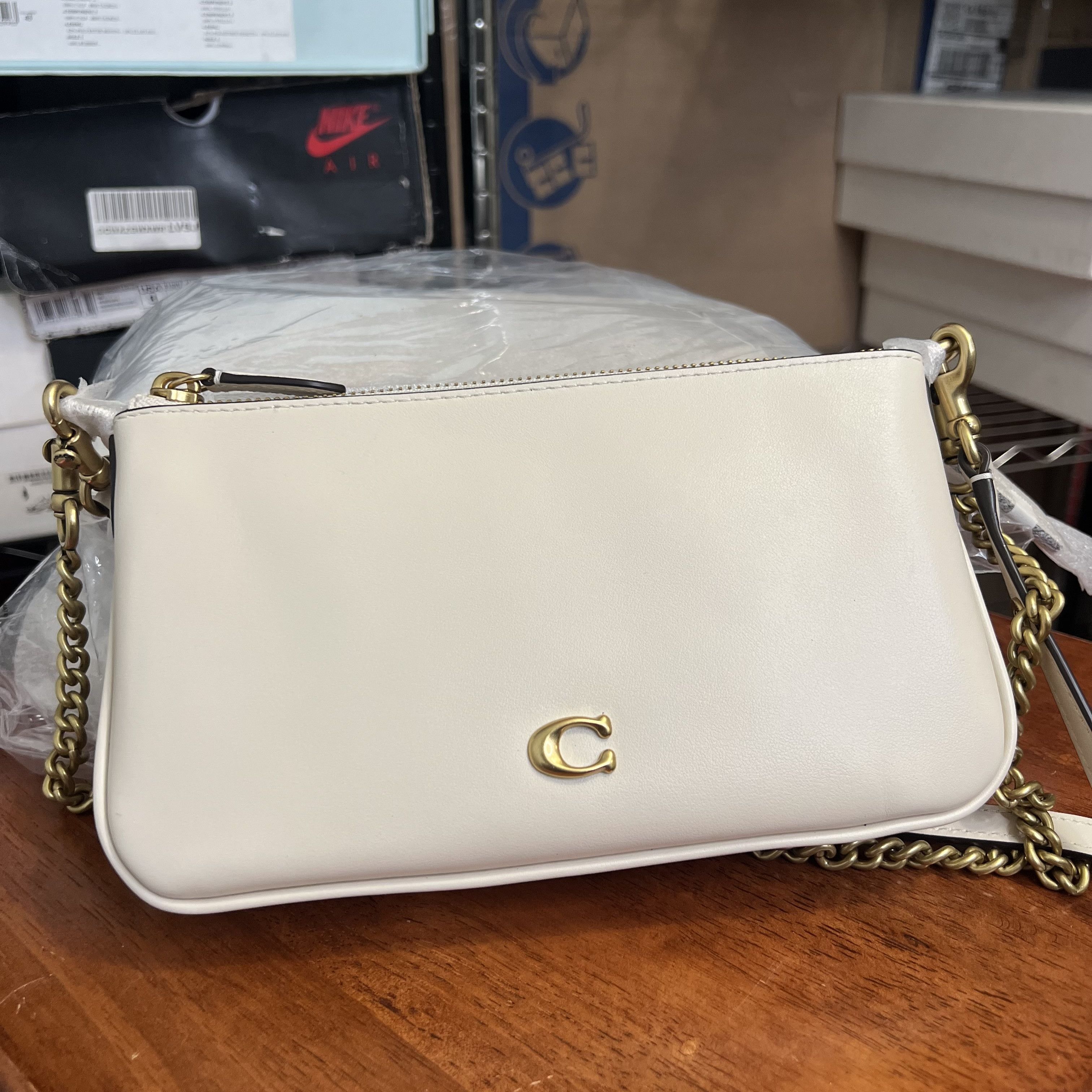 Coach Coach Audrey Crossbody Bag Chalk/Brass Size ONE SIZE - 1 Thumbnail