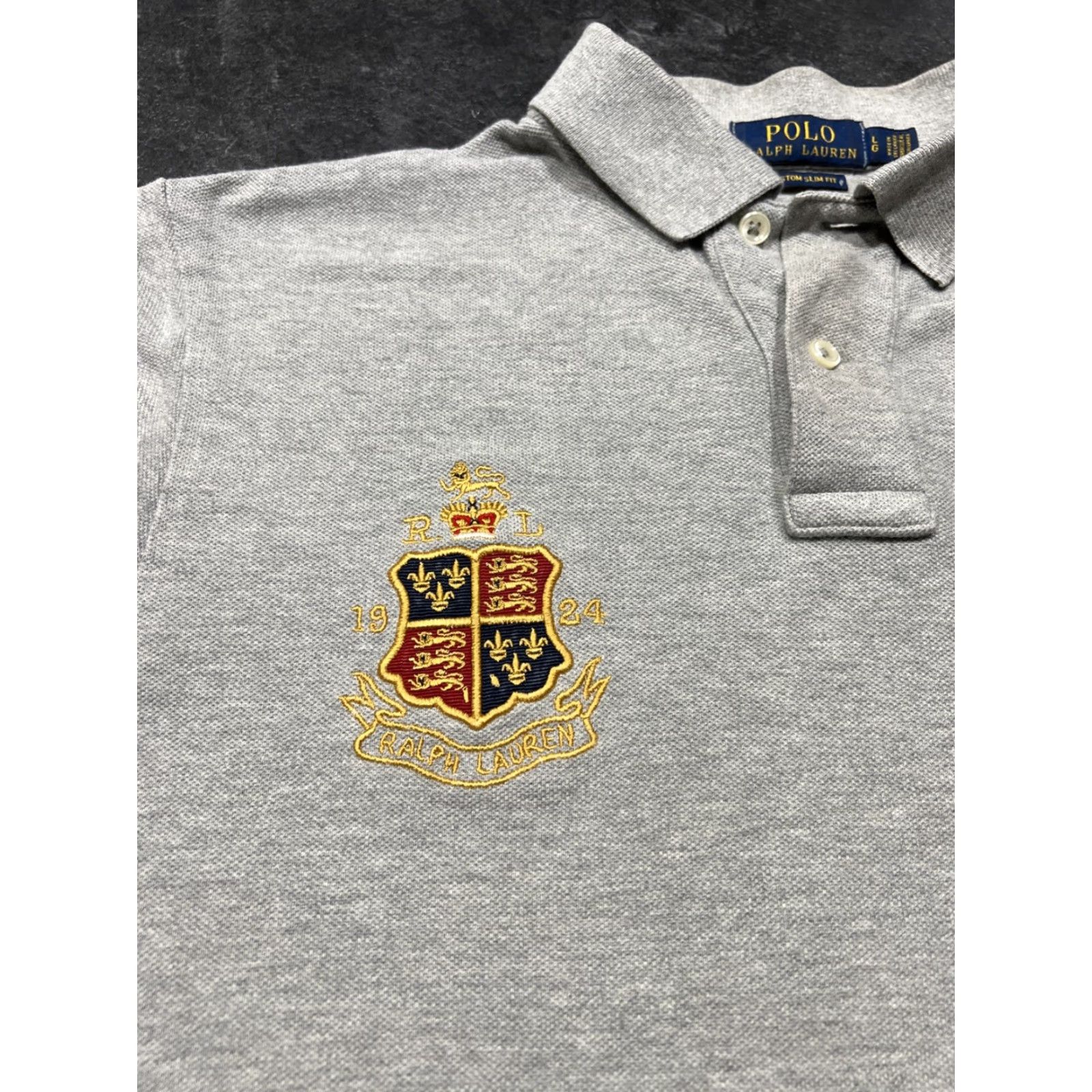 Polo Ralph Lauren VINTAGE? No. Polo Ralph Lauren Polo Shirt Short Sleeve Slim Fit L Black Zebra Logo - Men's Large Shirt Size US L / EU 52-54 / 3 - 4 Thumbnail