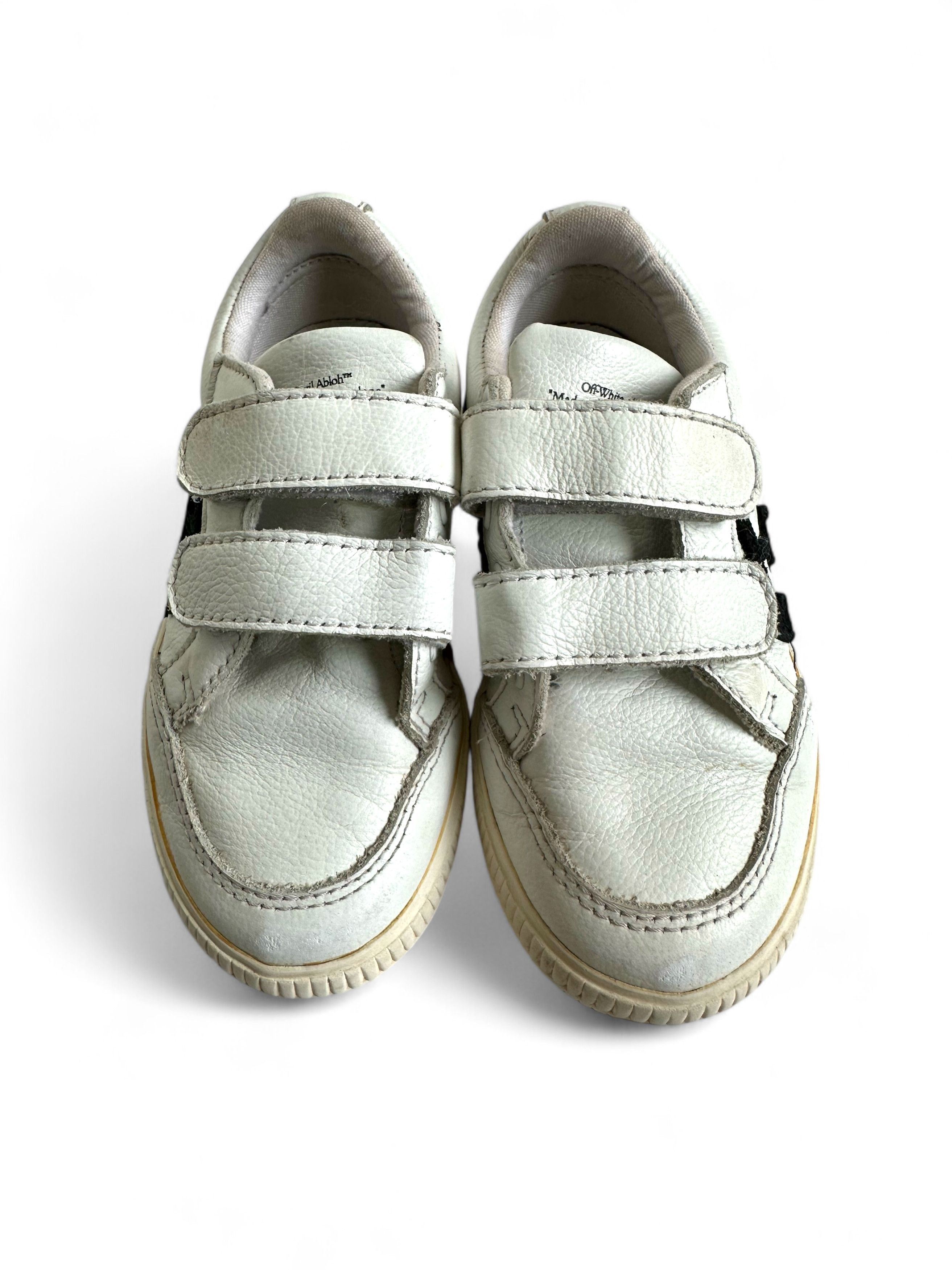 Off-White Off White Kids Velcro Vulcanized Low Top Sneakers Size US 4 / IT 34 - 6 Thumbnail