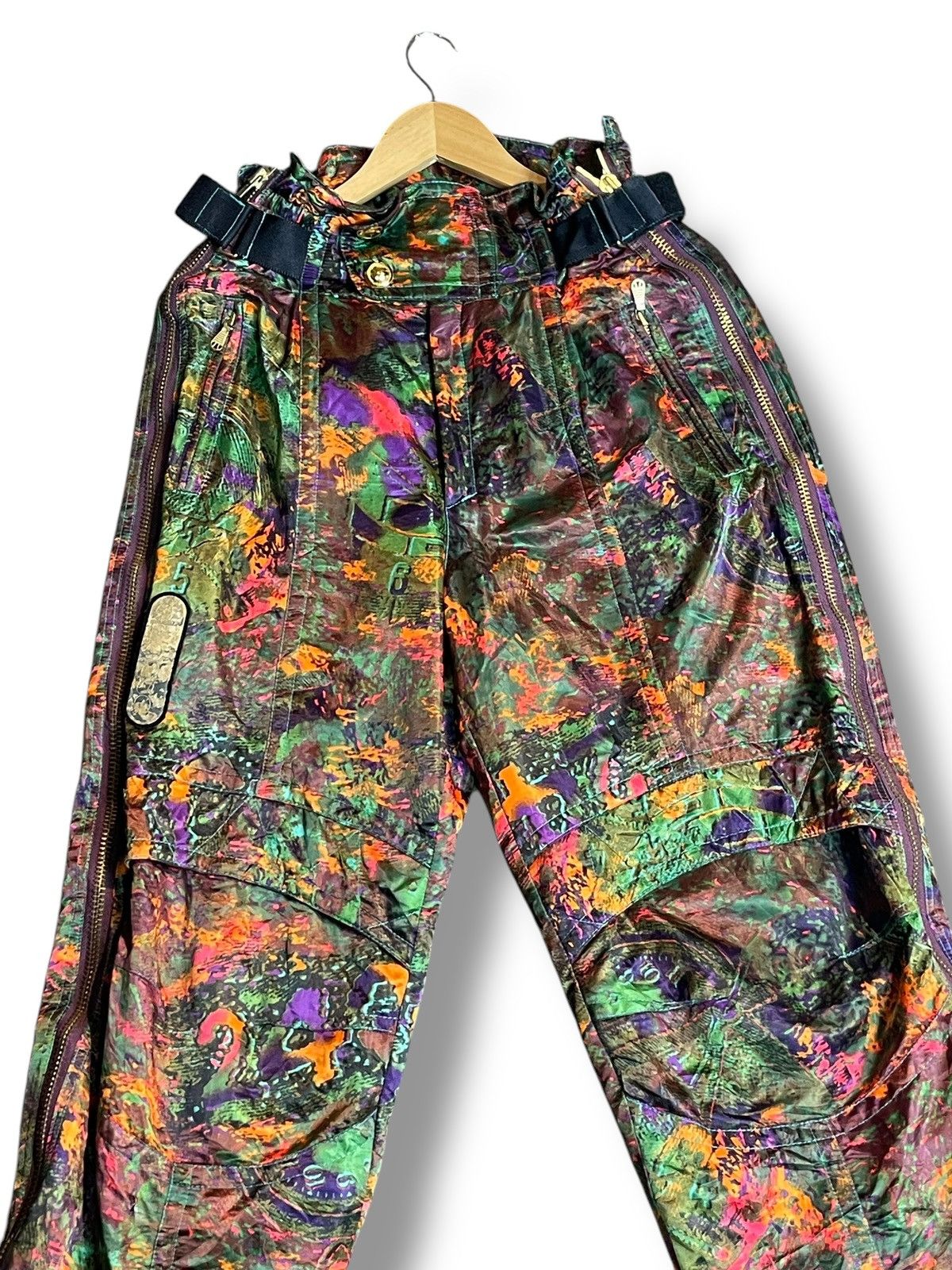Ellesse × Vintage Vintage 90’s Ellesse + Chilout Bib Ski Pants (26) Size US 32 / EU 48 - 2 Thumbnail