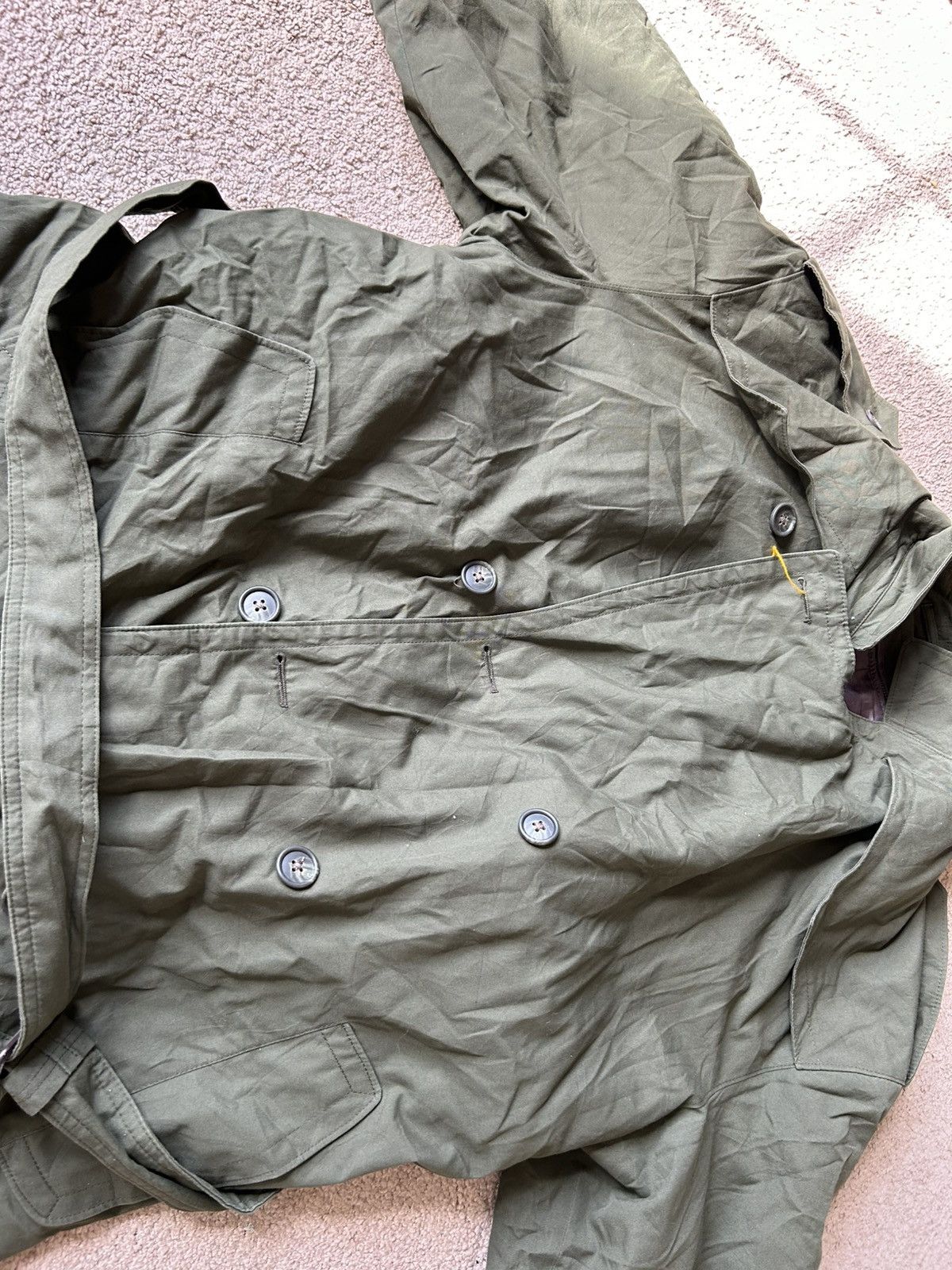 Christian Dior Monsieur Christian Dior Monsieur Green Trench Coat 42R Size US M / EU 48-50 / 2 - 4 Thumbnail