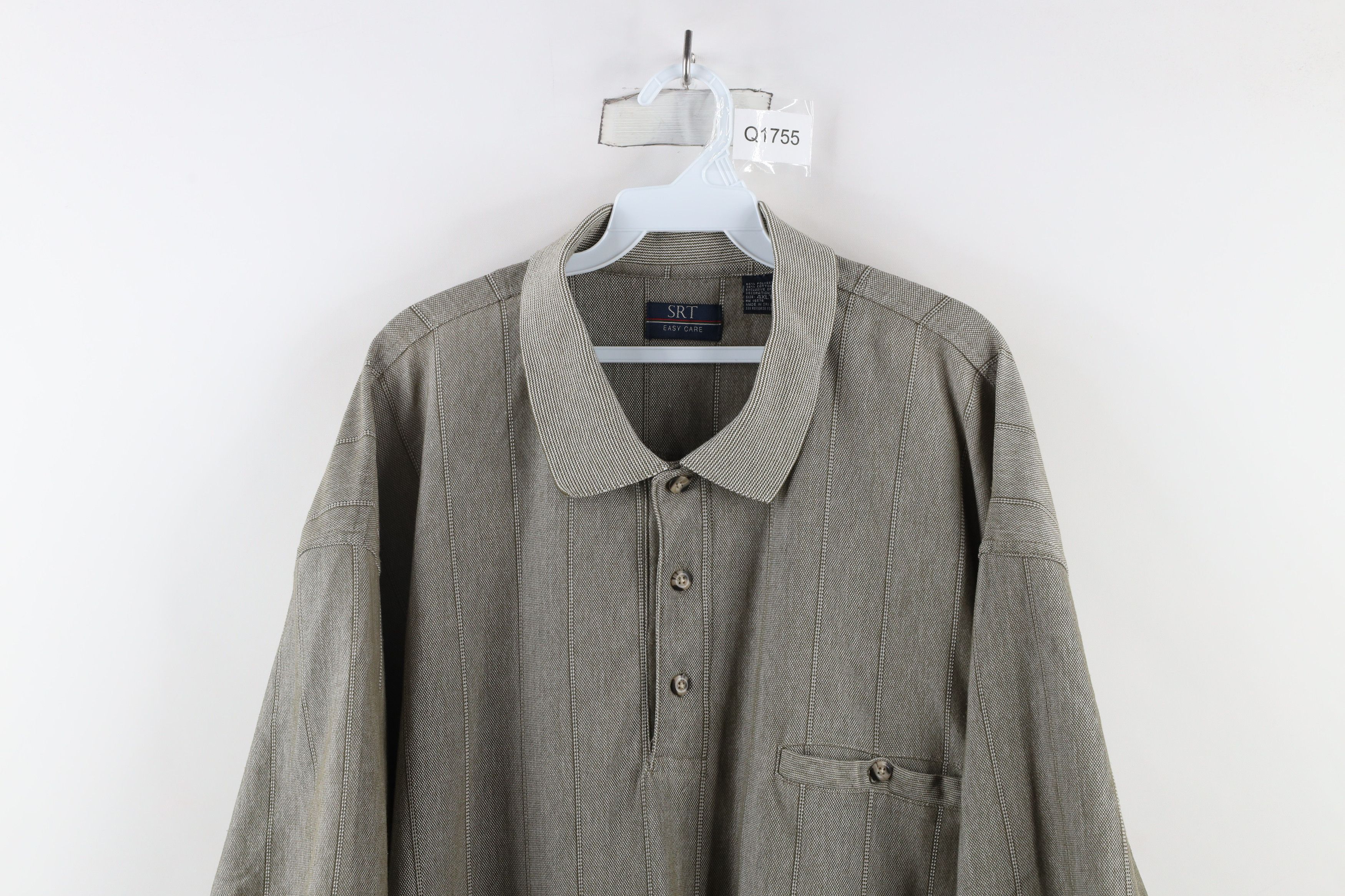 Vintage Vintage 90s Streetwear Knit Collared Pullover Polo Shirt Size US XXL / EU 58 / 5 - 2 Thumbnail