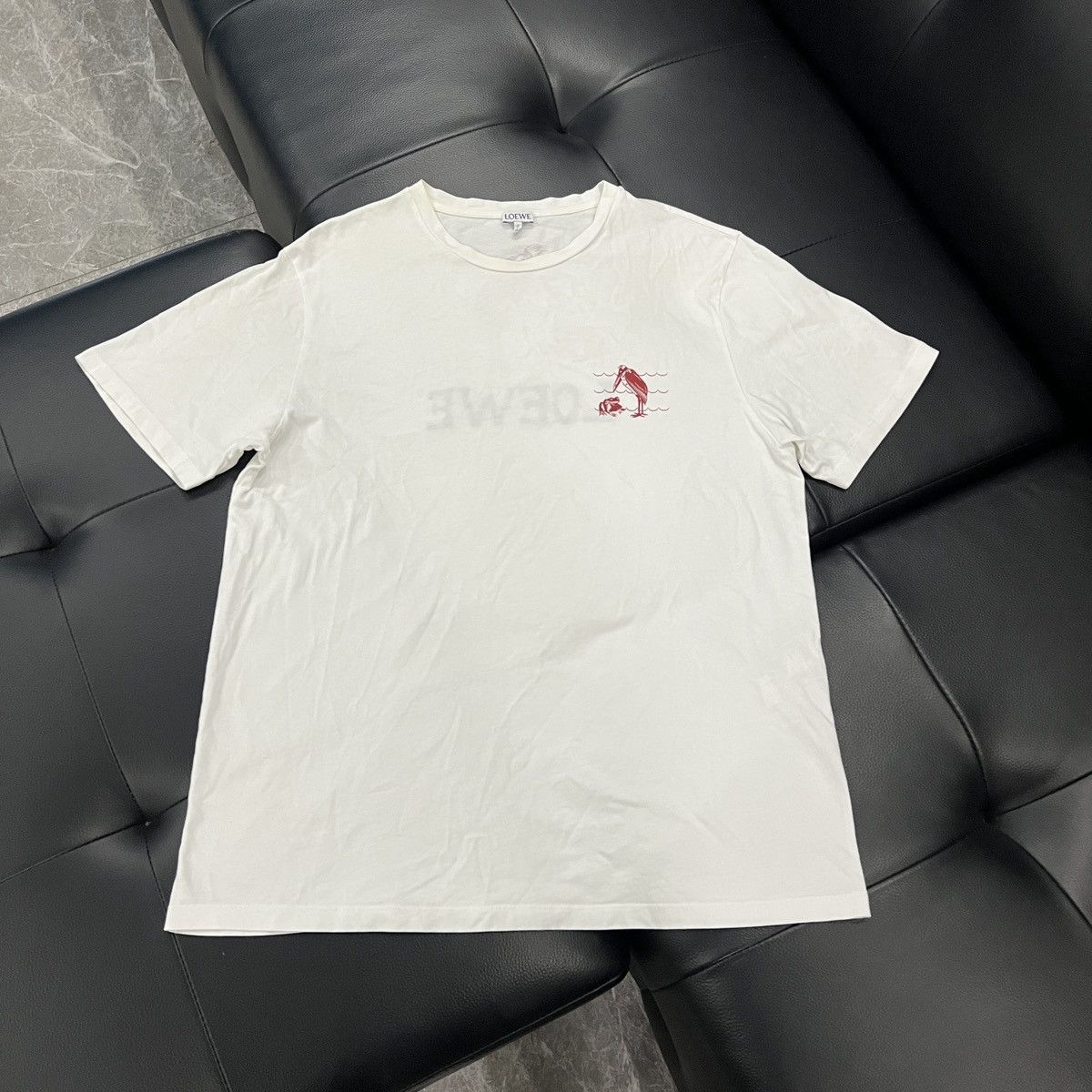 Loewe Loewe Frog & Bird Embroidered Back Logo T-Shirt Size US XL / EU 56 / 4 - 1 Thumbnail