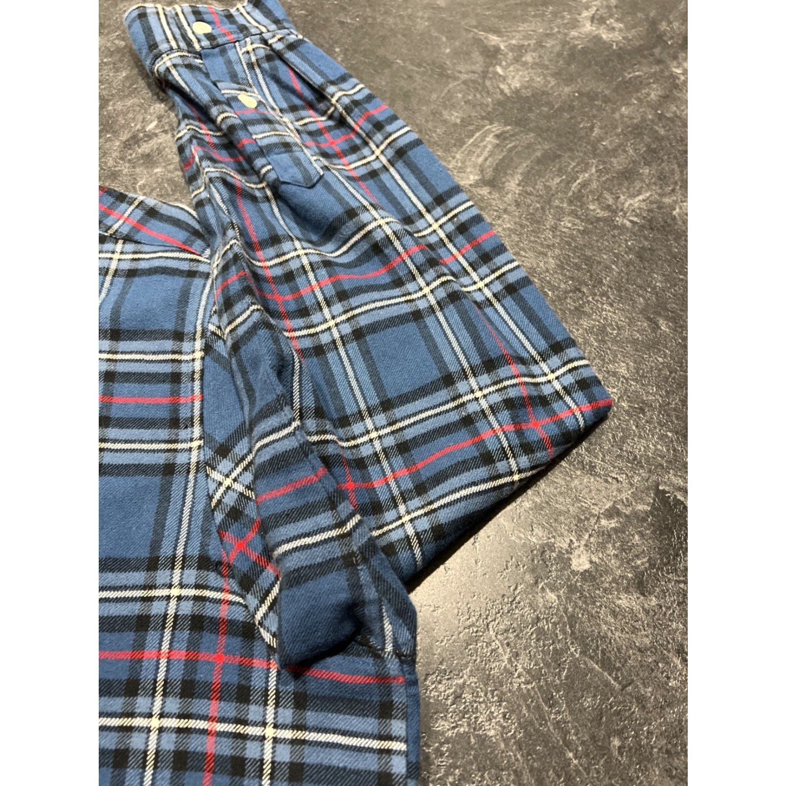 Pendleton VINTAGE Pendleton Flannel Shirt Women's Long Sleeve Button-Up Plaid Pocket XL Blue Size XL / US 12-14 / IT 48-50 - 2 Thumbnail