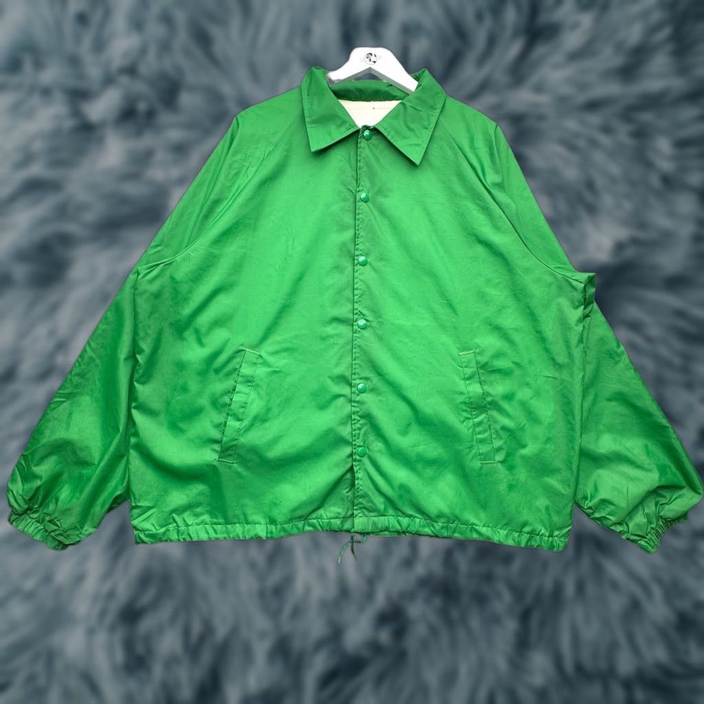 Coach VINTAGE 80s Appaloosa Lined Windbreaker Coach Jacket Snap XXL Green Jacket Mens Size US XXL / EU 58 / 5 - 1 Thumbnail