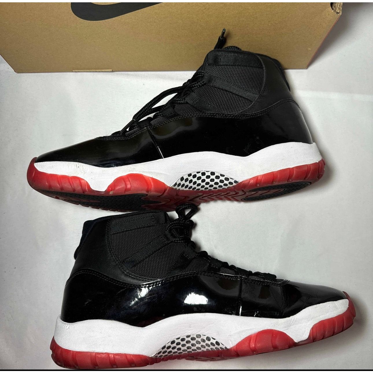 Jordan Brand × Nike Size 11 - Nike Air Jordan 11 Retro Bred 2019 Men's Shoes Size US 11 / EU 44 - 3 Thumbnail