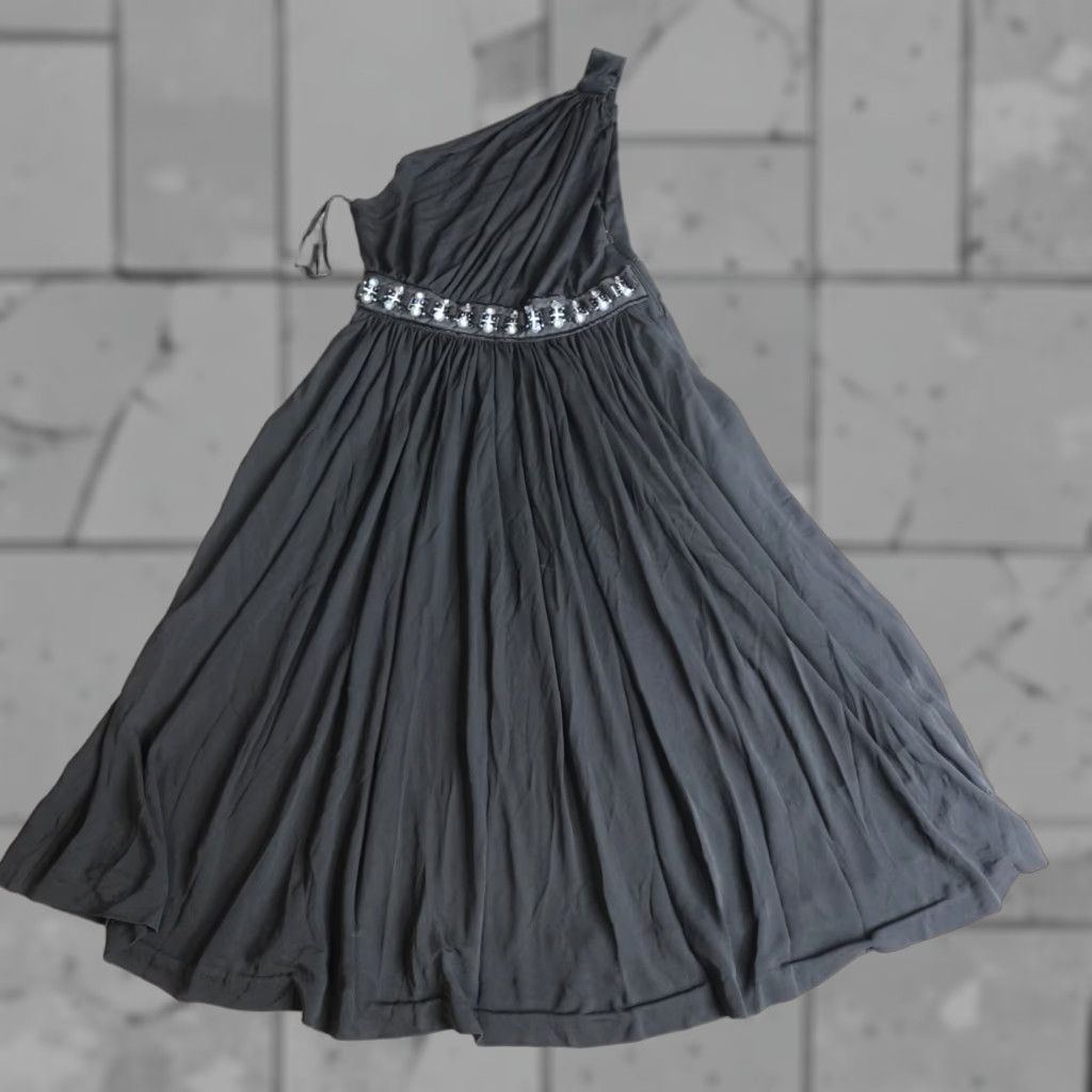Dolce & Gabbana Dolce&Gabbana Dress Womens XS A-Line One Shoulder Black Party/Cocktail Long Dress Off Shoulder Vintage No Size XS / US 0-2 / IT 36-38 - 1 Thumbnail