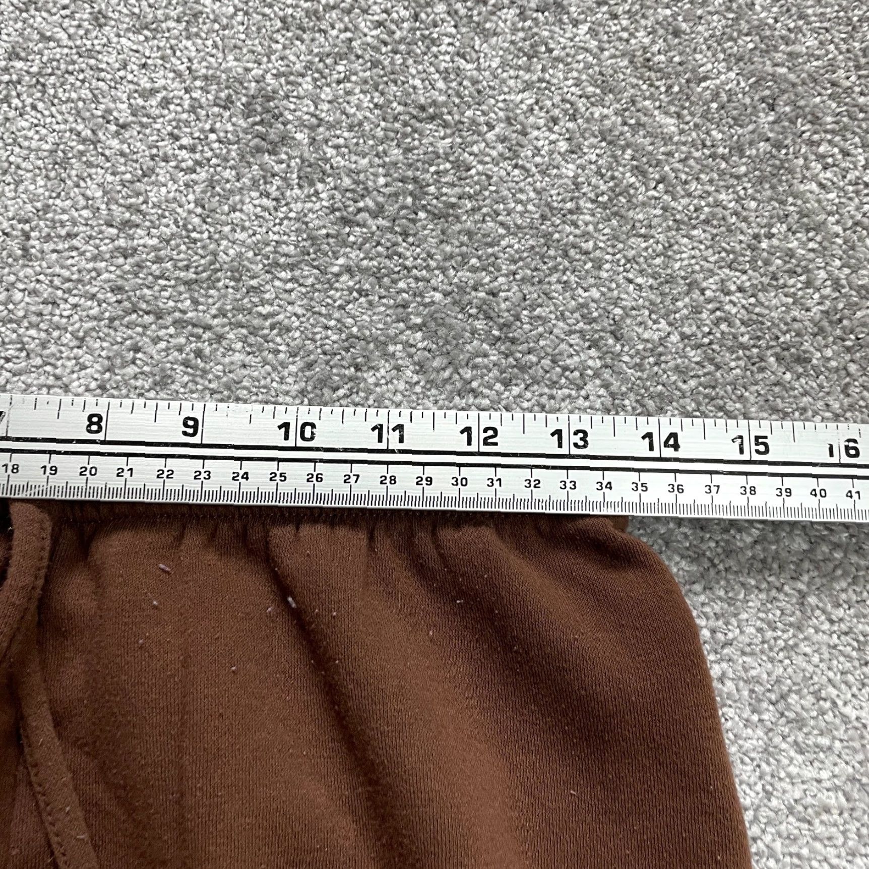 Blair Blair Sweatpants Womens Small Brown Solid Lounge 27x27 Straight Leg Soft Ladies Size 28" / US 6 / IT 42 - 6 Thumbnail