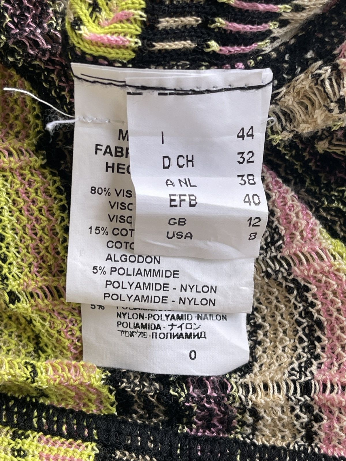 Missoni Missoni Multicolor Cardigan Knit Size M / US 6-8 / IT 42-44 - 5 Thumbnail