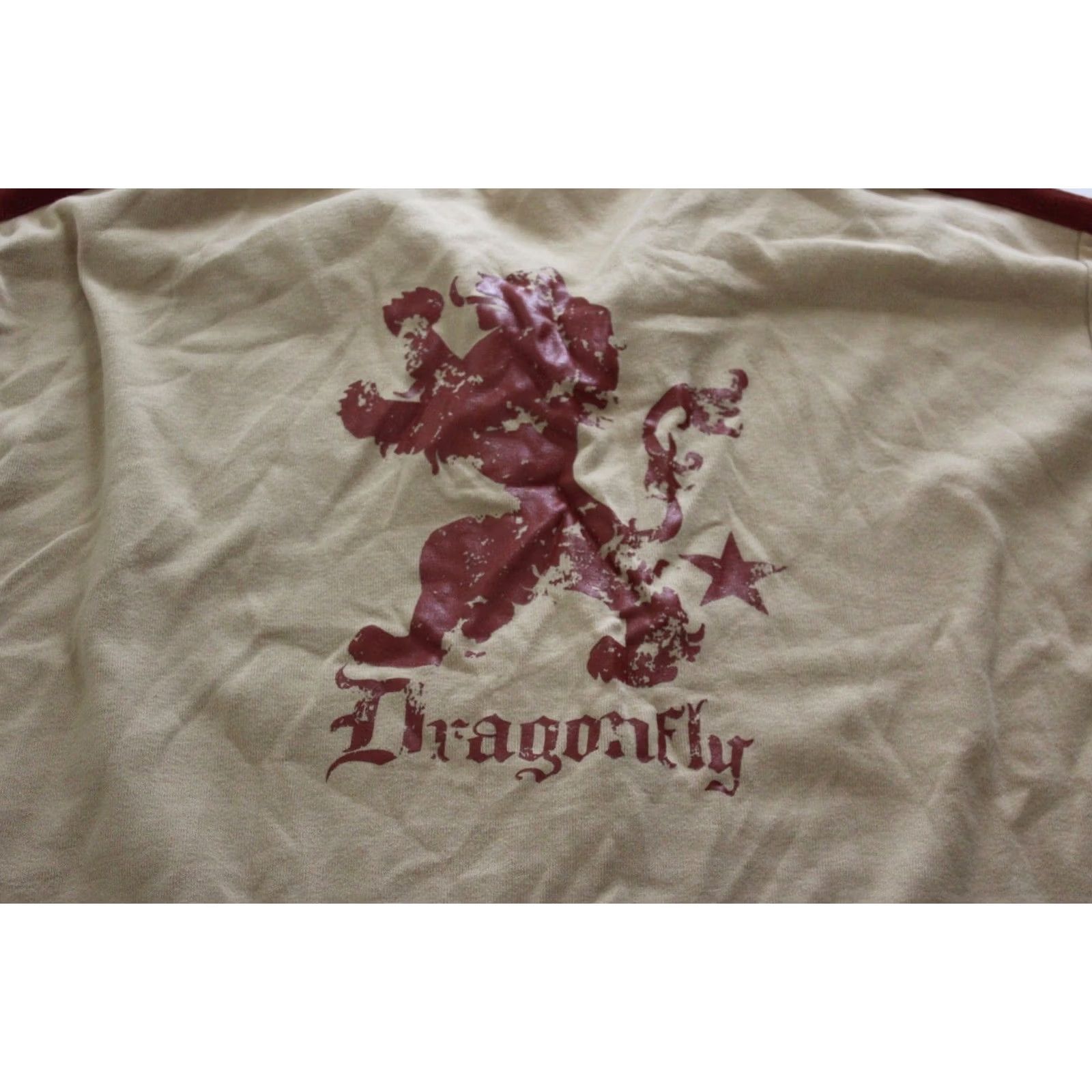 Vintage Dragonfly Track SWEATER Large L Mock Zippered Back Panel Mens Size US L / EU 52-54 / 3 - 6 Thumbnail