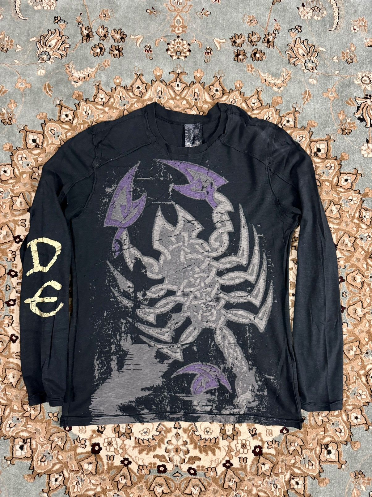 Vintage VINTAGE DIVISION E OVERPRINT SCORPION KING MI USA Size US L / EU 52-54 / 3 - 2 Thumbnail