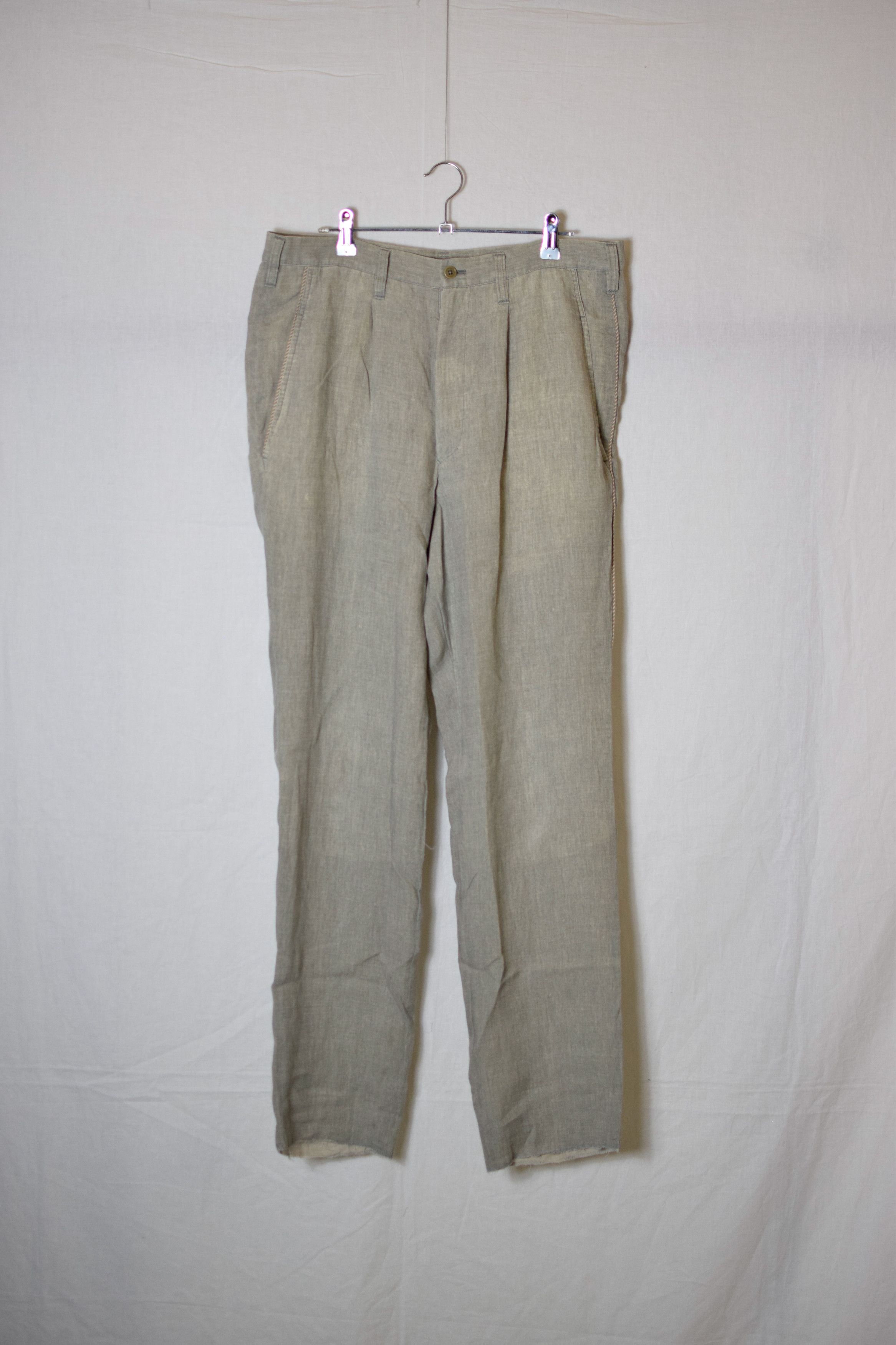 Yohji Yamamoto YYPH SS10 Linen Pants - HJ-P29-324 Size US 32 / EU 48 - 2 Thumbnail