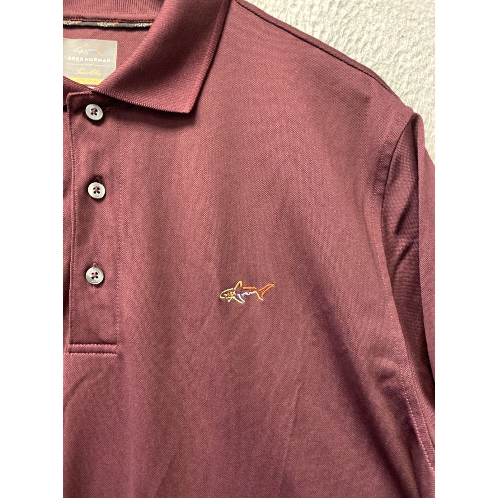 Vintage Greg Norman Play Dry Polo Mens Large Maroon NWOT Size US L / EU 52-54 / 3 - 2 Thumbnail
