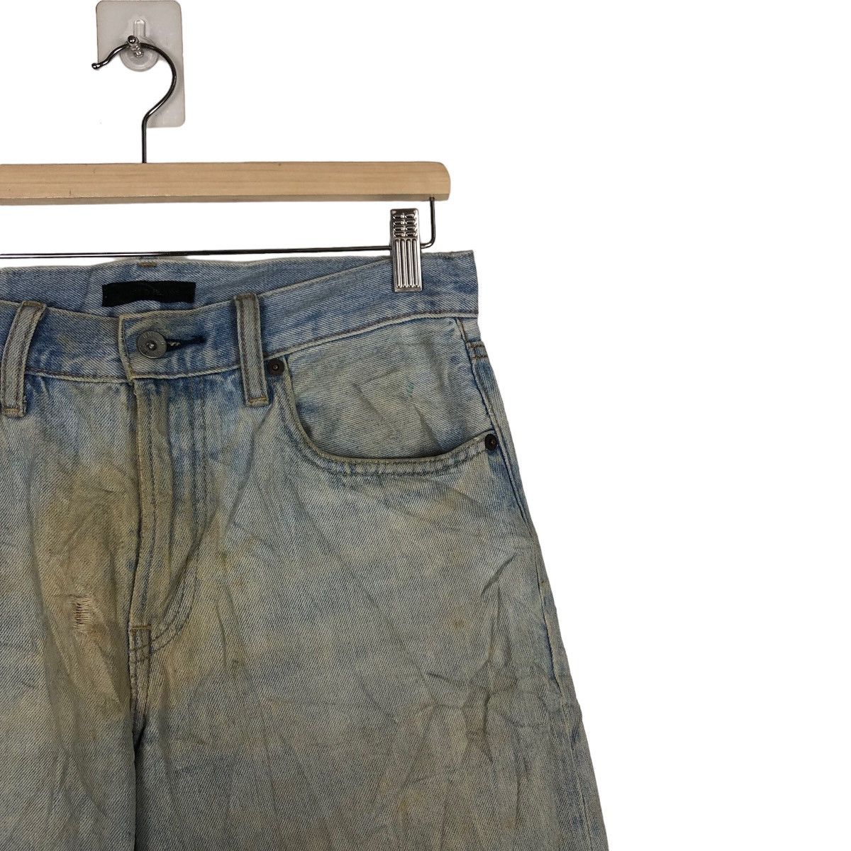 Japanese Brand 🔥VINTAGE DISTRESSED DENIM UNIQLO JEANS JAPAN MADE Size US 30 / EU 46 - 1 Thumbnail
