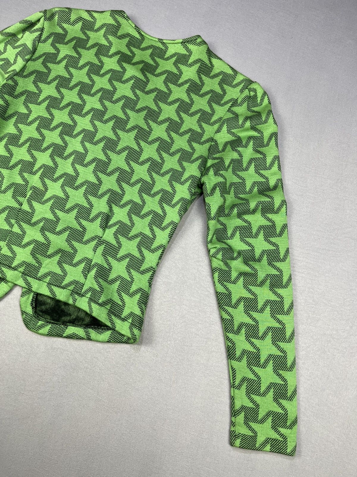Norma Kamali Norma Kamali Green Starred Crop Top Size M / US 6-8 / IT 42-44 - 11 Thumbnail