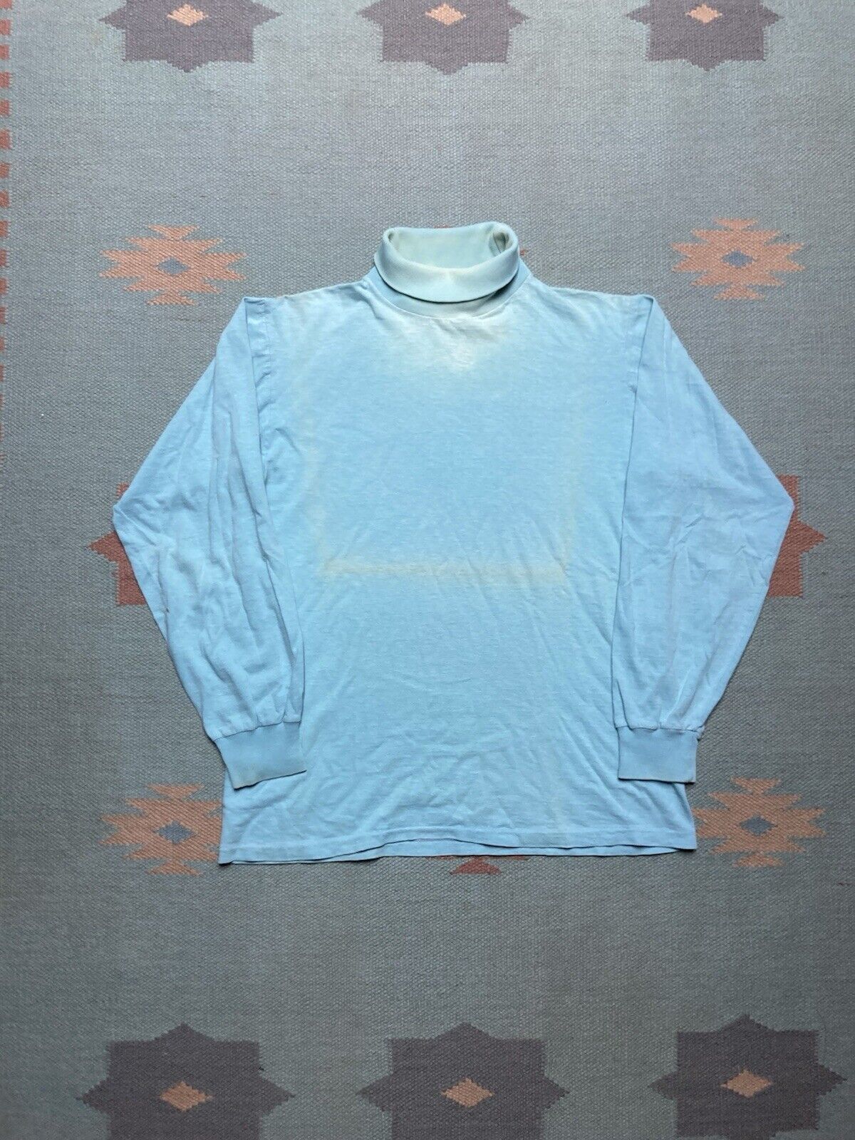 Vintage VTG 60s polo shirt mayo spruce soft cotton turtleneck medium Size US M / EU 48-50 / 2 - 1 Thumbnail