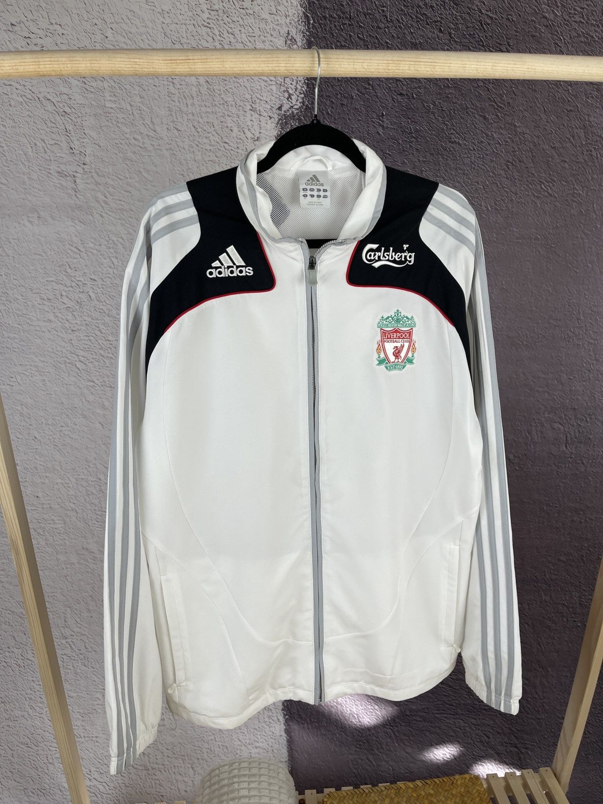 Adidas Adidas Liverpool vintage 2008 track top jacket soccer Size US L / EU 52-54 / 3 - 4 Thumbnail