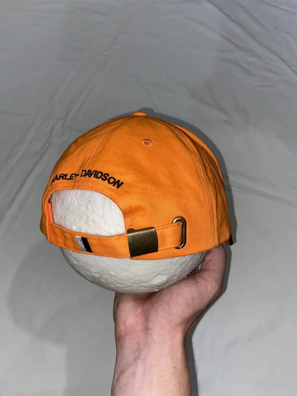 Harley Davidson VINTAGE RACING HARLEY DAVIDSON MOTO DAD HAT CAP Y2K BIKER Size ONE SIZE - 4 Thumbnail