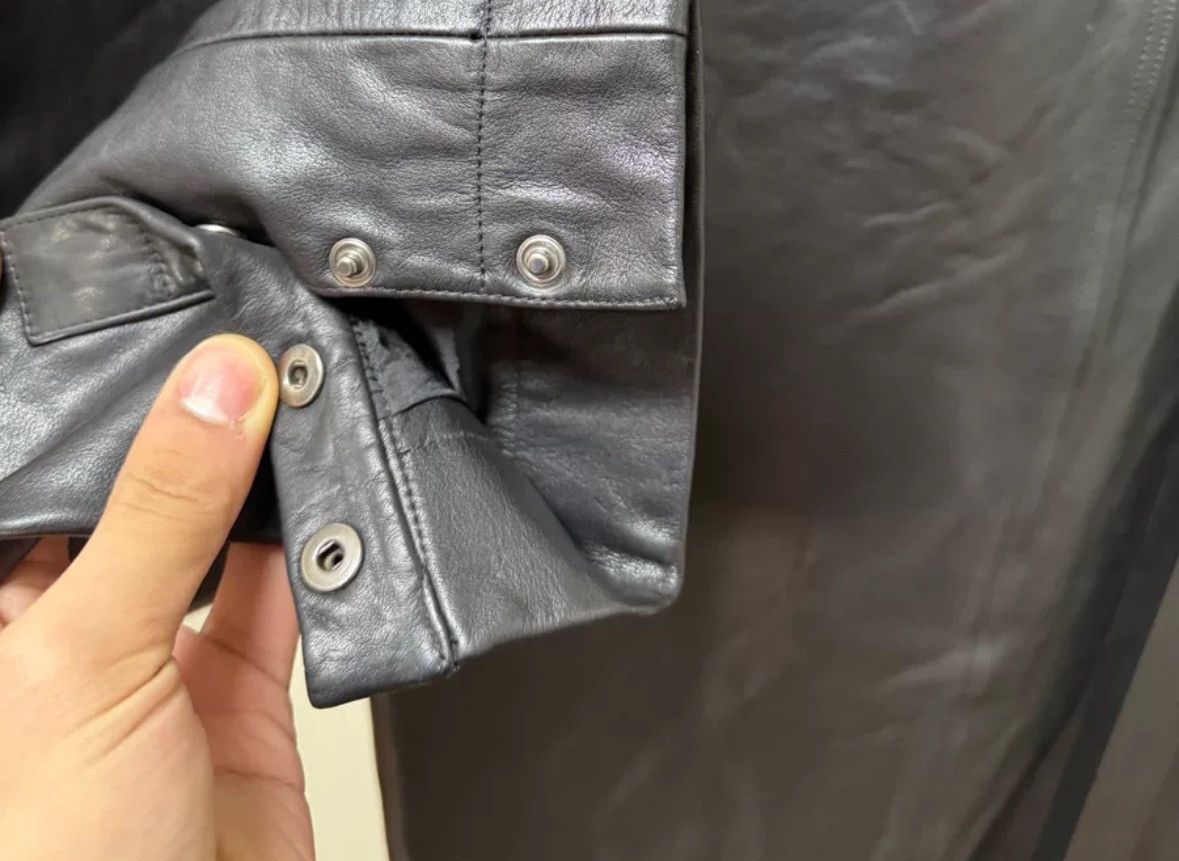 Rick Owens Rick Owens 14SS diagonal leather jacket and leather jacket Size US S / EU 44-46 / 1 - 4 Thumbnail