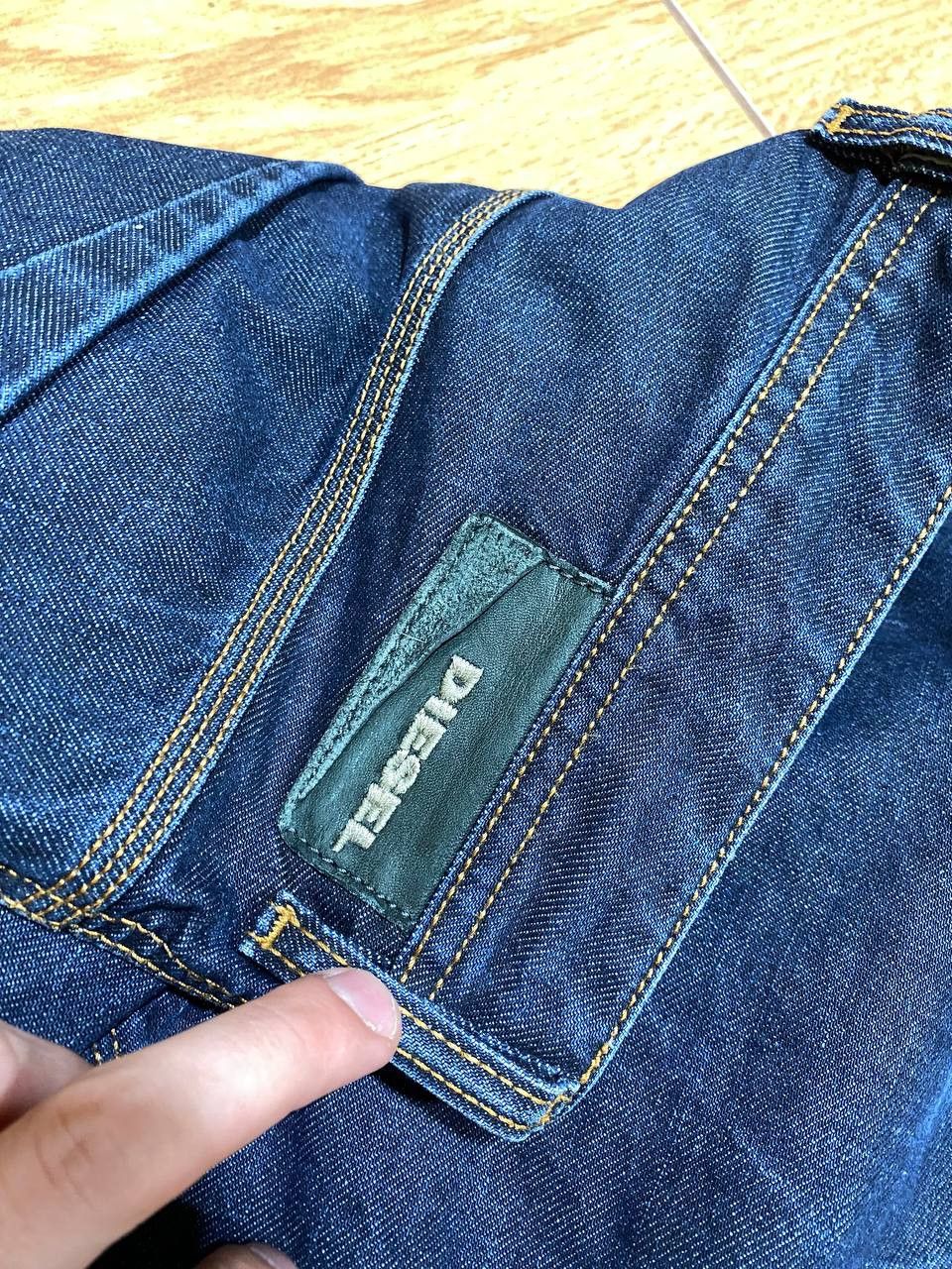 Diesel DIESEL KROOLEY Men’s Straight Fit Denim Jeans Everyday Wear Size US 34 / EU 50 - 4 Thumbnail