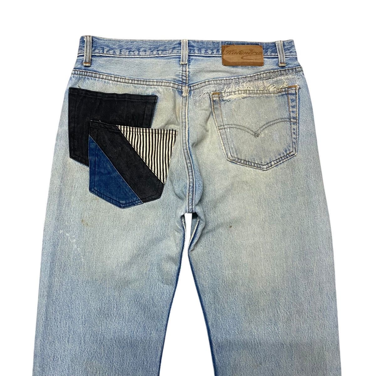 Beams Japan × Levi's Rebuid By Kalimera Levis 501 Patchwork Distressed Jeans Size US 32 / EU 48 - 12 Thumbnail