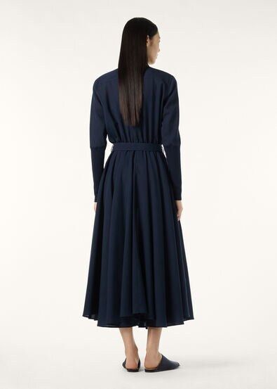 Loro Piana os11x0326 FAQ9183 Verlaine Dress in Ink Bottle Size L / US 10 / IT 46 - 4 Thumbnail