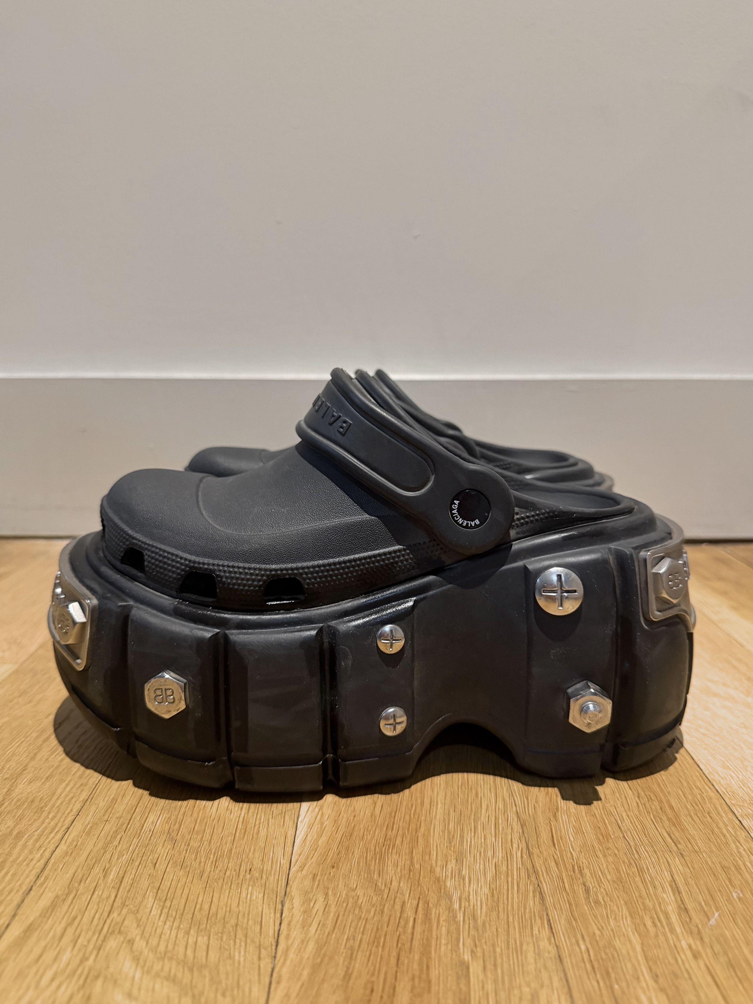 Balenciaga Balenciaga x Crocs HardCrocs Mules Size US 4 / IT 34 - 3 Thumbnail