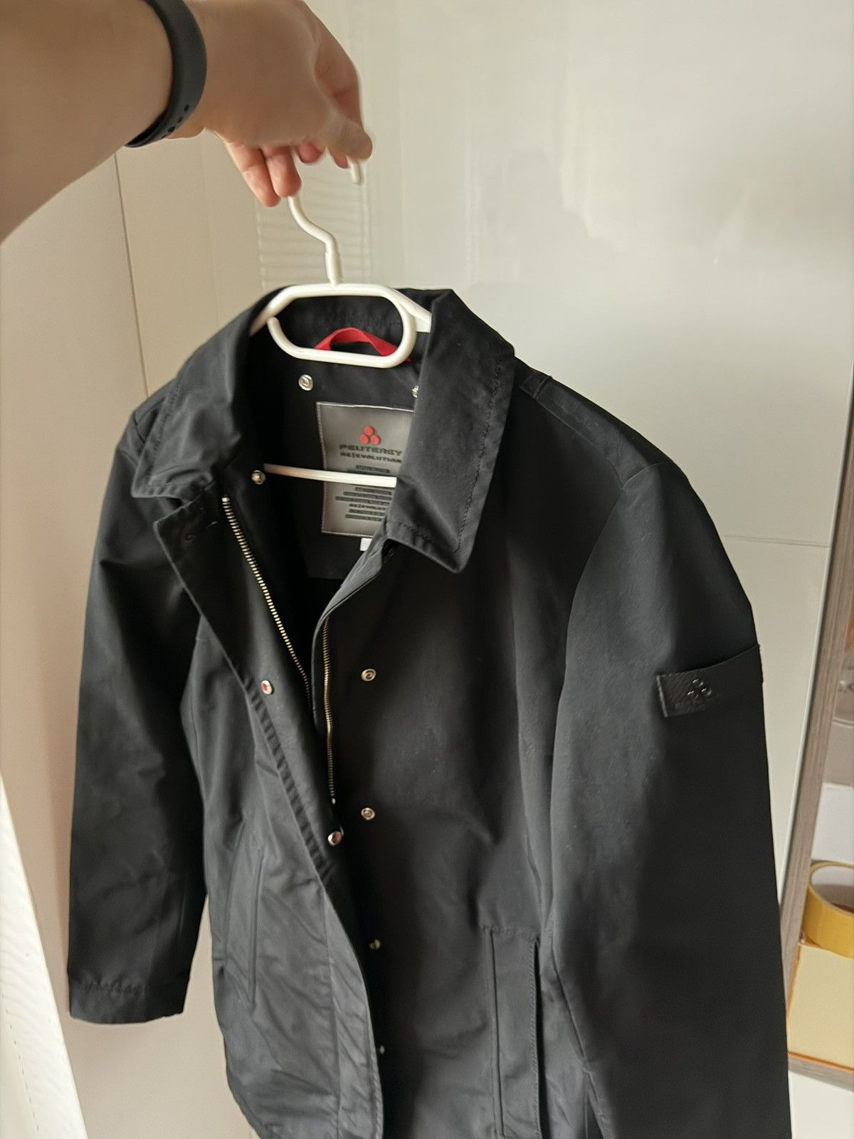 Peuterey Peuterey Rare Waterproof New Collection Tech Re Coat Jacket Size L / US 10 / IT 46 - 7 Thumbnail